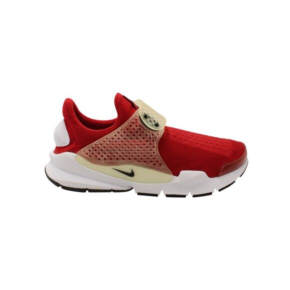 red nike sock shoes